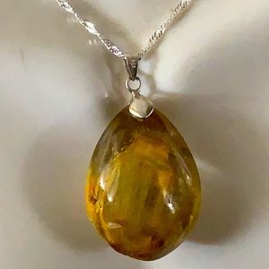 Unique pendant only Rutilated quartz
